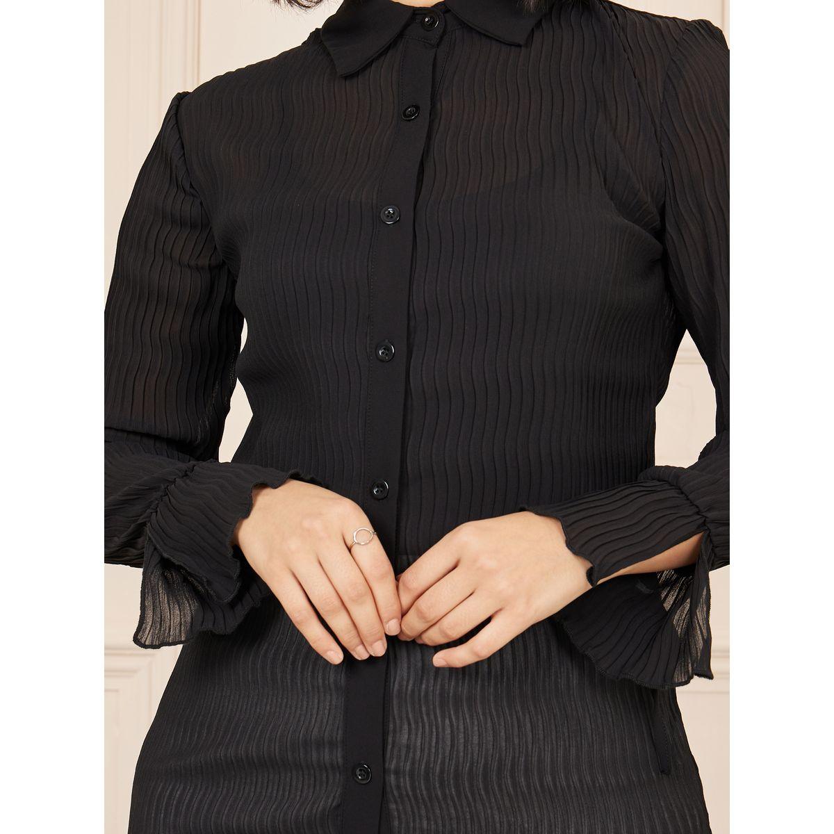 بلوزة مضلعة بقصة سليم فت-women-clothing-shirtsandblouses-shirts-image-4