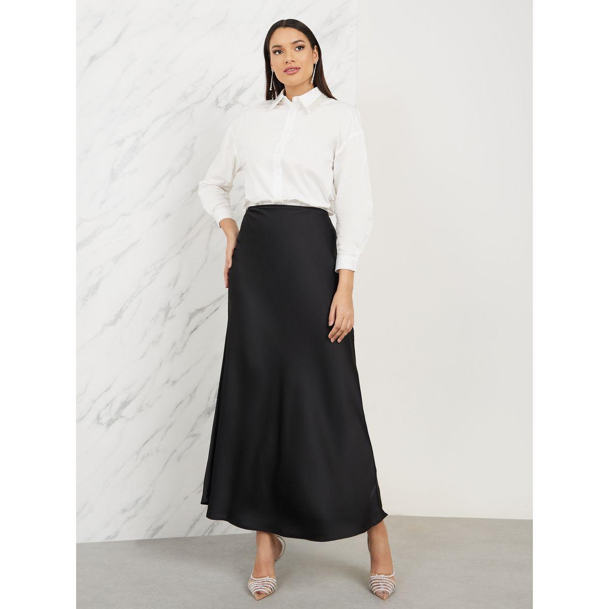 Styli Embellished Collar Drop Shoulder Poplin Shirt-women-clothing-shirtsandblouses-shirts-image-2