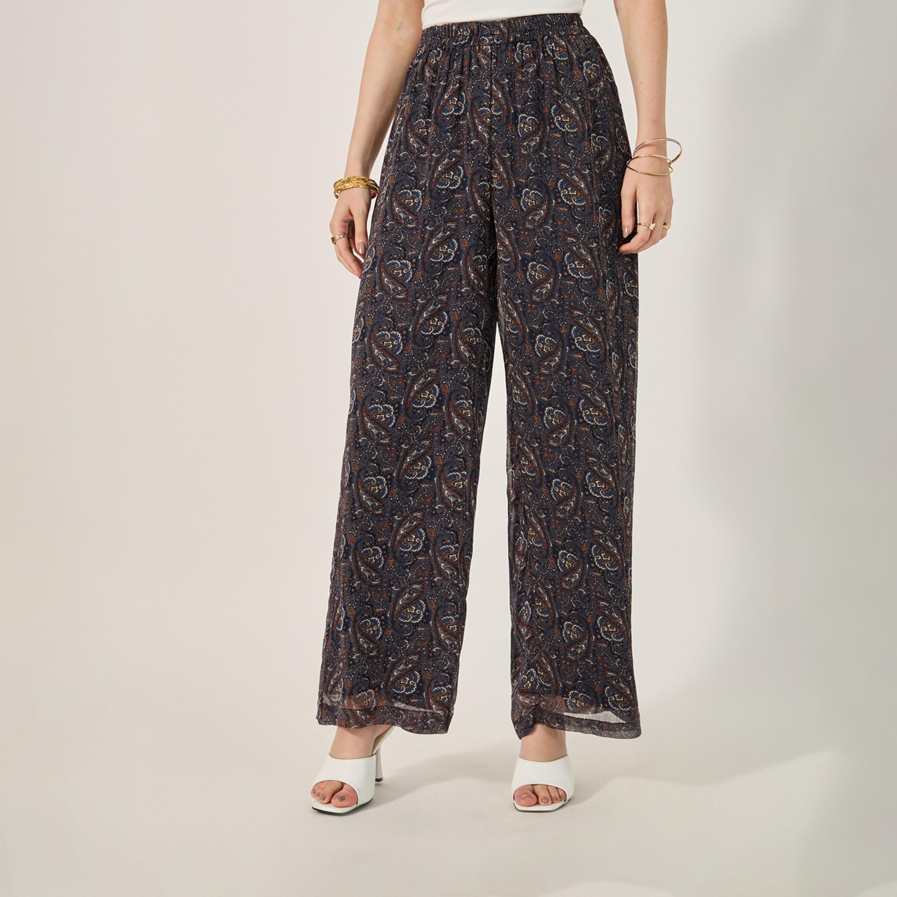 Styli Printed Abaya And Inner Top And Pants Set-women-arabicclothing-abayas-image-5