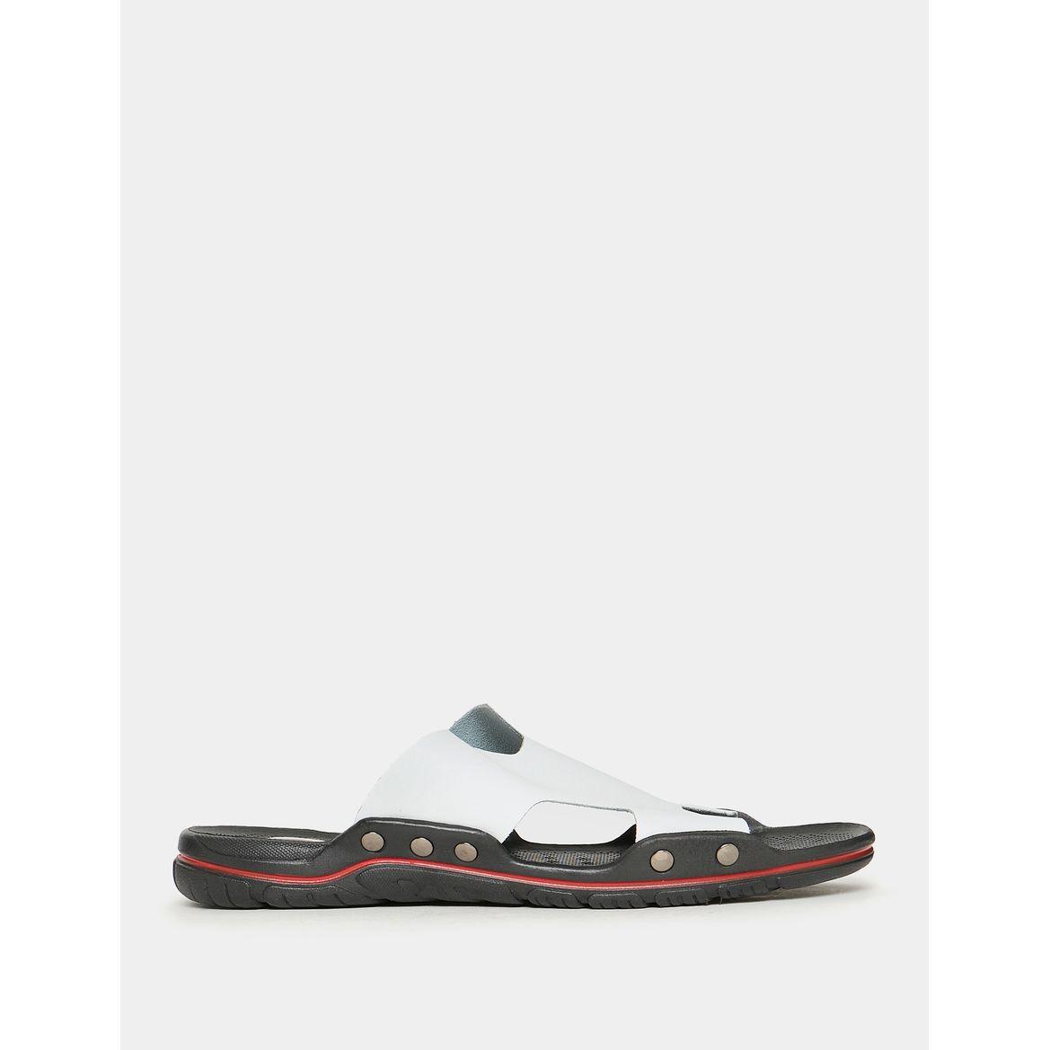 Styli Cut-Out Design Slip On Sandals-men-shoes-sandals-image-1