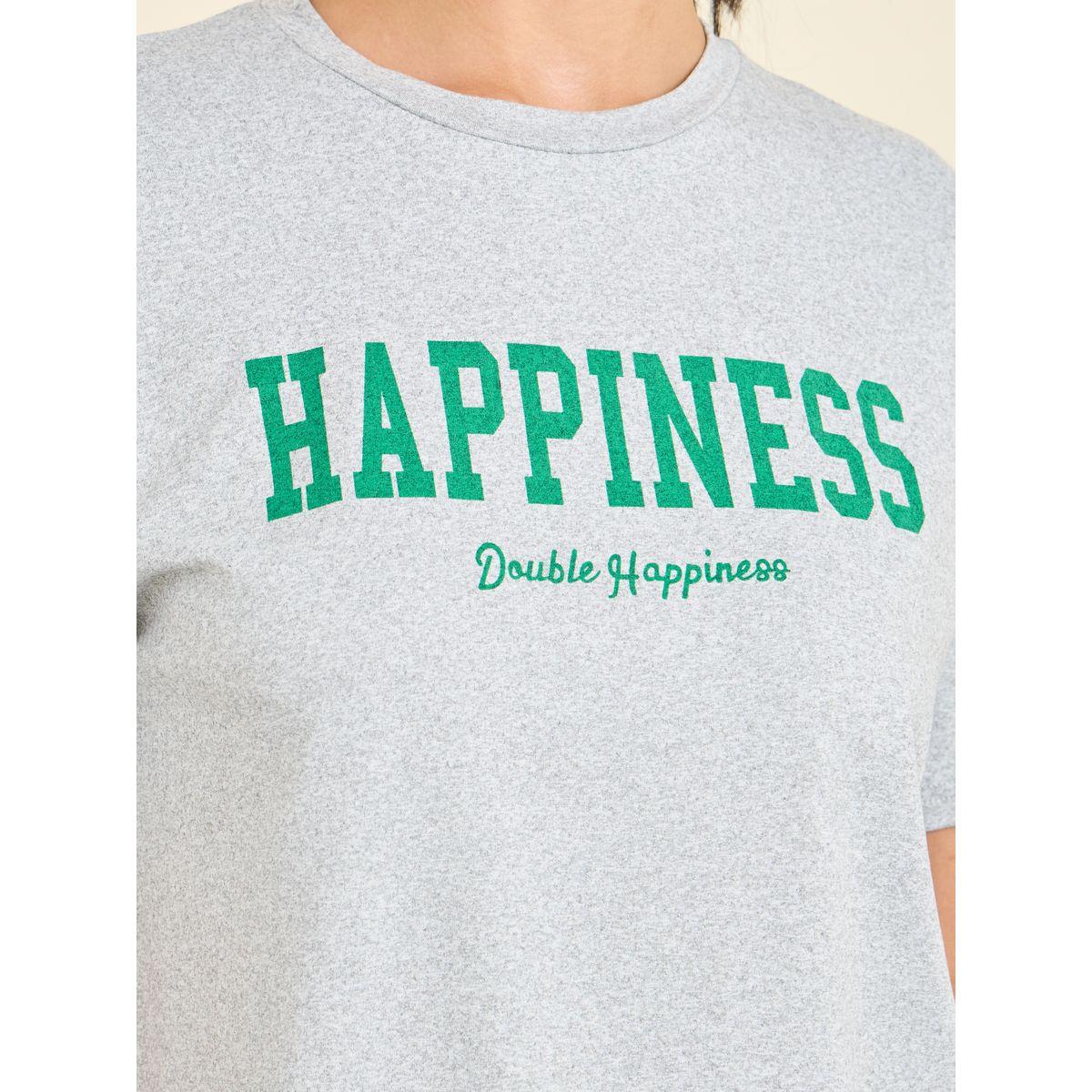 Styli Unwind Slogan Print T-Shirt & Cycling Shorts Lounge Set-women-clothing-coordsets-image-3