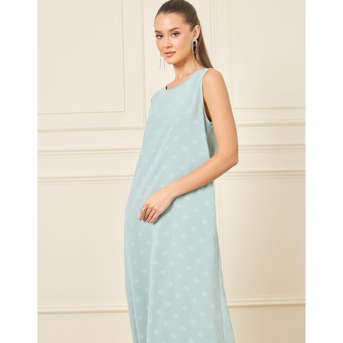 فستان بلا اكمام بتفاصيل بارزة الملمس-women-arabicclothing-jalabiyas-image-2