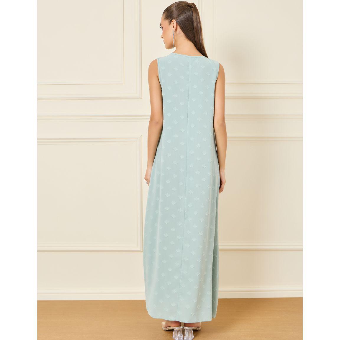 فستان بلا اكمام بتفاصيل بارزة الملمس-women-arabicclothing-jalabiyas-image-4