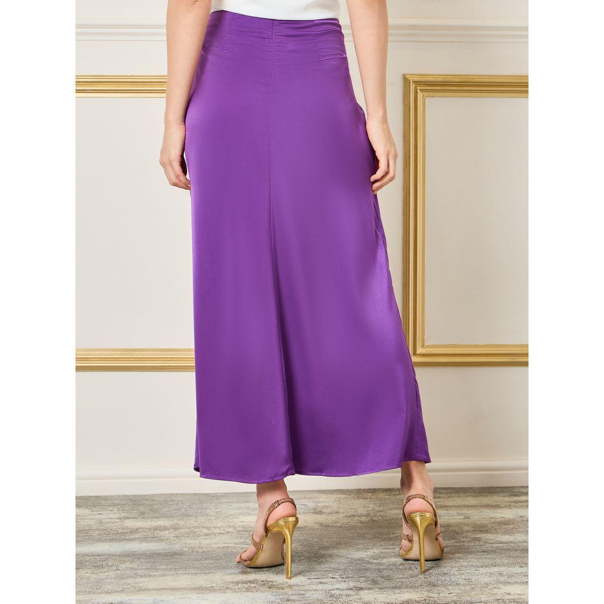 Styli Gathered Detail A-Line Maxi Skirt-women-clothing-bottoms-skirts-image-4