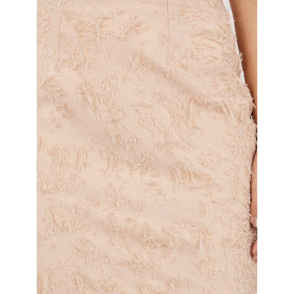 Styli Tassel Texture Side Slit Midi Skirt-women-clothing-bottoms-skirts-image-3