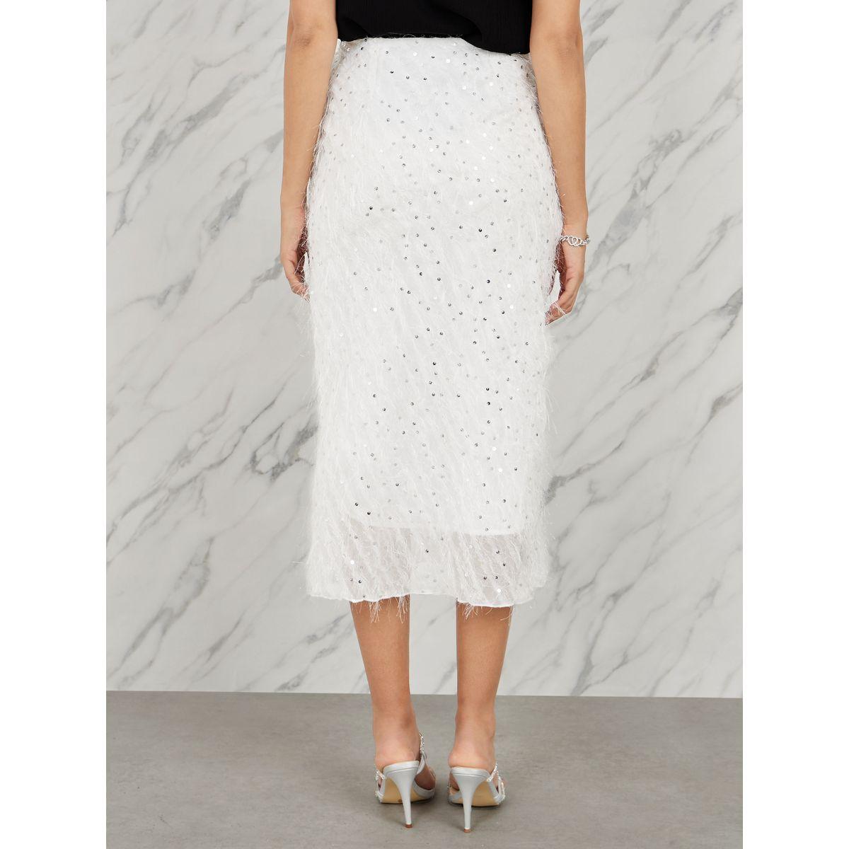تنورة ميدي مزينة بالترتر مع شراشيب-women-clothing-bottoms-skirts-image-4