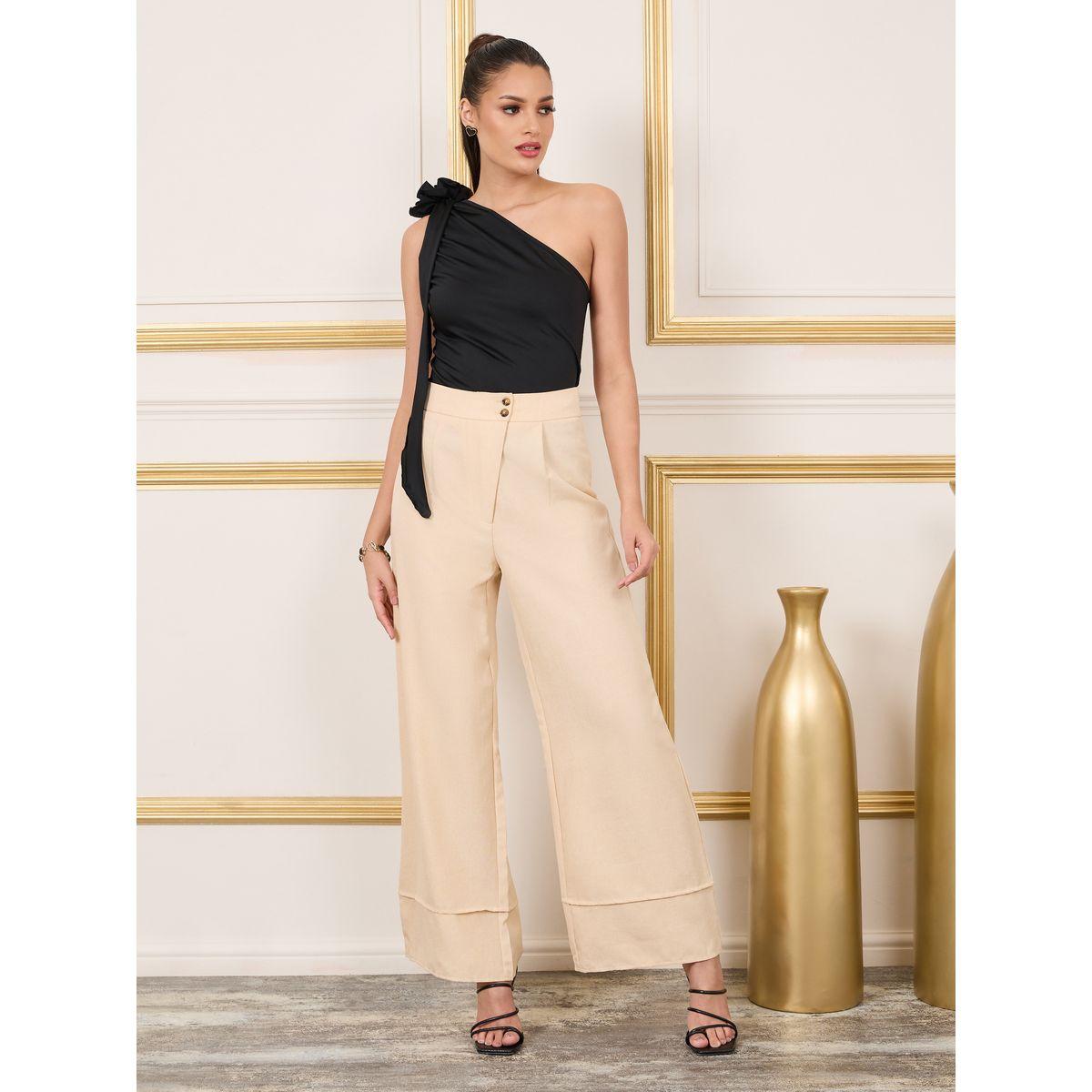 بلوزة محبوكة بكتف واحد وتفاصيل مزمومة-women-clothing-shirtsandblouses-blouses-image-3