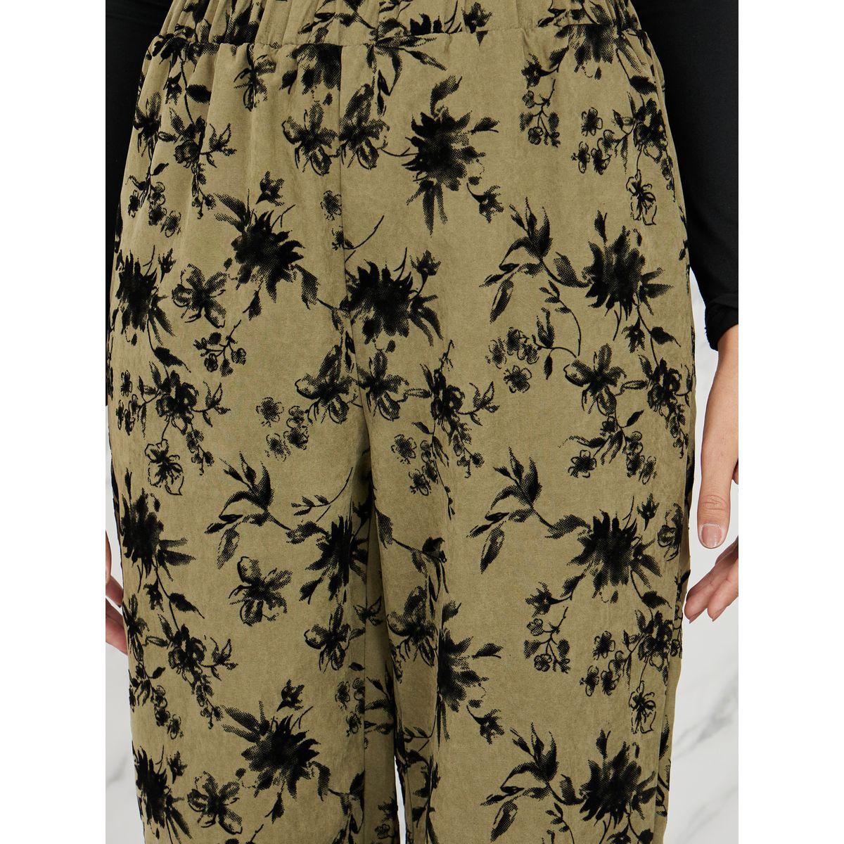 Styli Jacquard High Rise Straight Leg Pant-women-clothing-bottoms-trousers-image-3