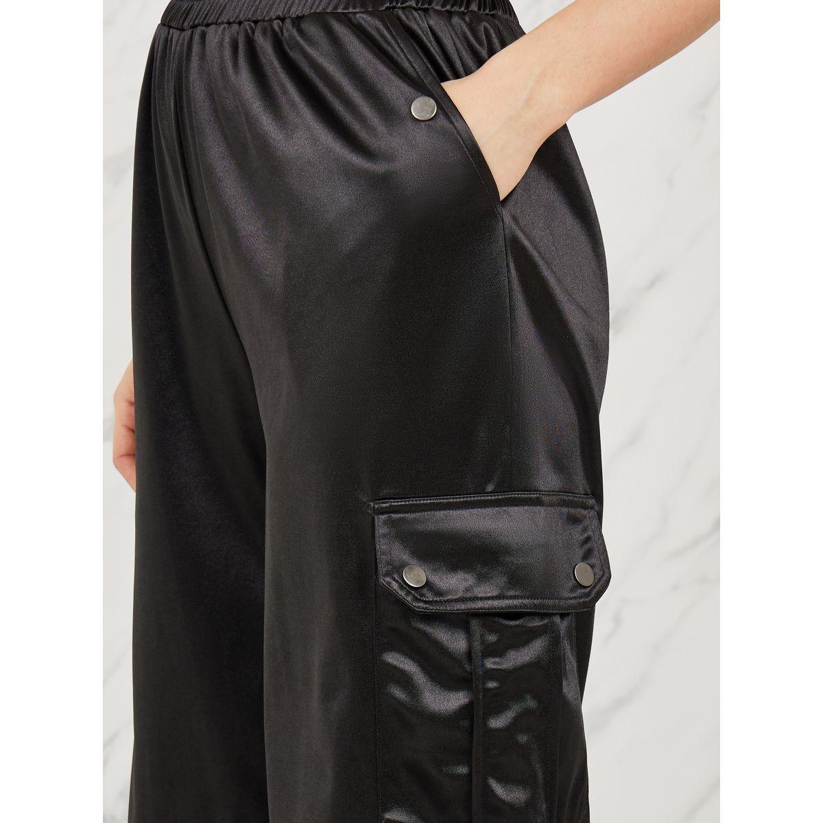 بنطال كارجو ساتان بأرجل واسعة-women-clothing-bottoms-joggers-image-3