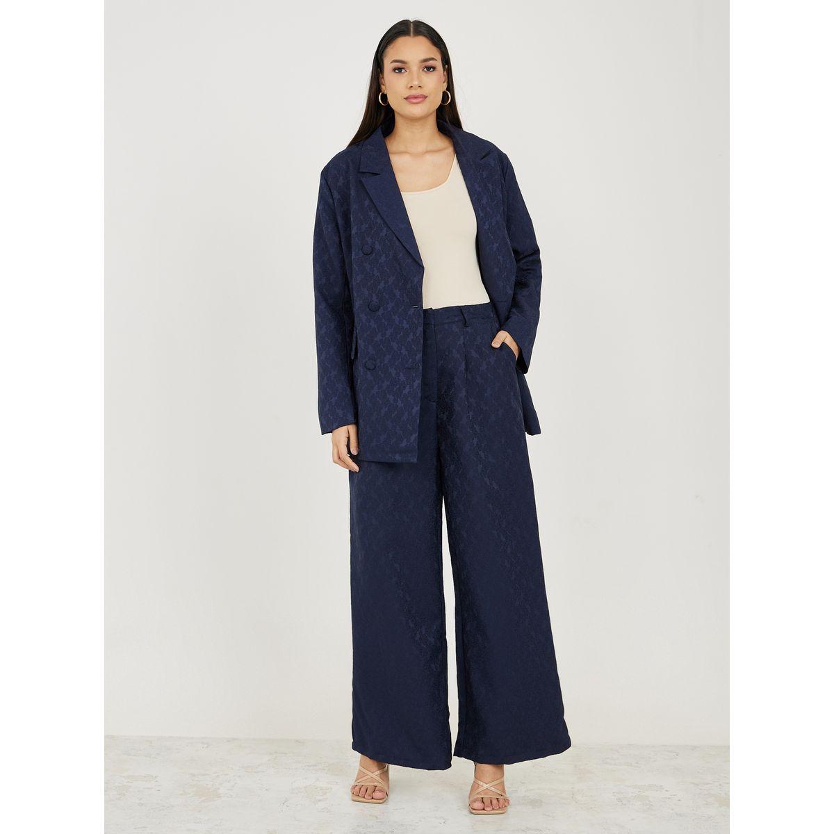 بنطال بارجل واسعة وتفاصيل جاكار-women-clothing-bottoms-trousers-image-2