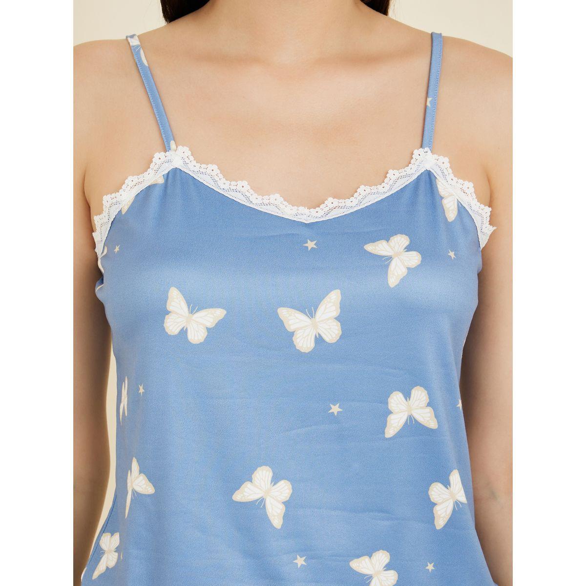 Styli Unwind Butterfly Print Cami & Lace Trim Shorts Set-women-clothing-nightwear-pyjamas-shortsets-image-4