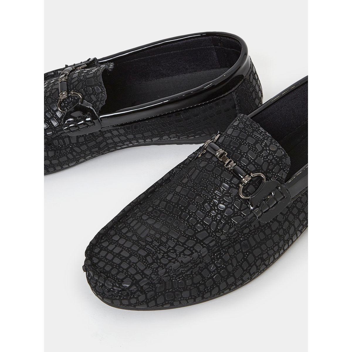حذاء لوفرز فلات بتفاصيل بارزة الملمس-men-shoes-formalshoes-image-3