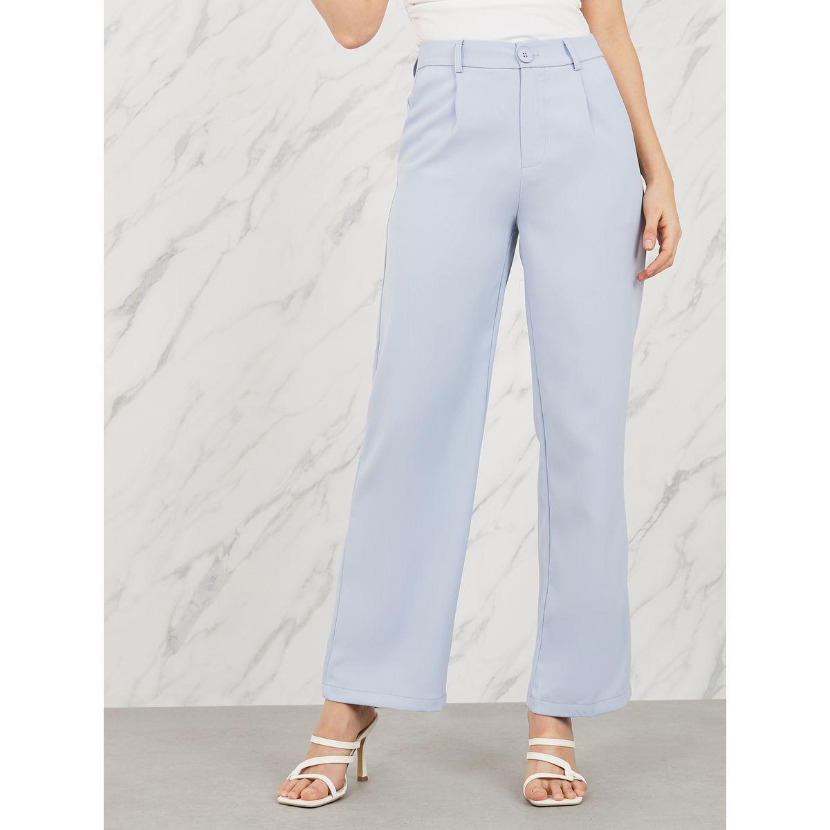 Styli High Rise Flared Tailored Trouser-women-clothing-bottoms-trousers-image-1