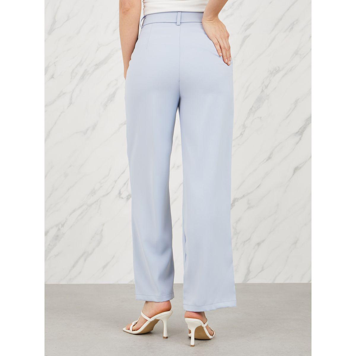 Styli High Rise Flared Tailored Trouser-women-clothing-bottoms-trousers-image-4
