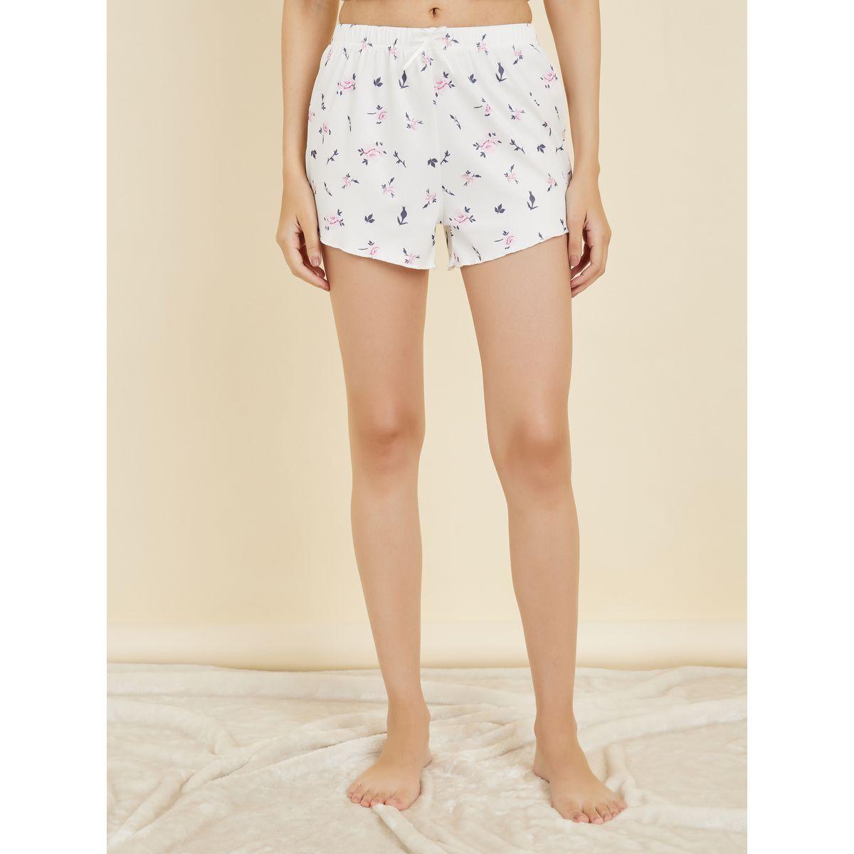 طقم من شورت وبلوزة كامي قصيرة مزينة بفيونكة-women-clothing-nightwear-pyjamas-shortsets-image-5