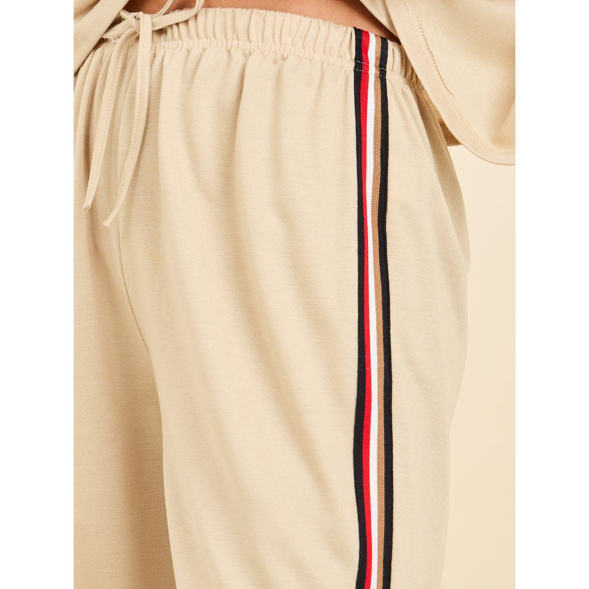 مجموعة من بنطال مع بلوزة قصيرة-women-clothing-coordsets-image-5