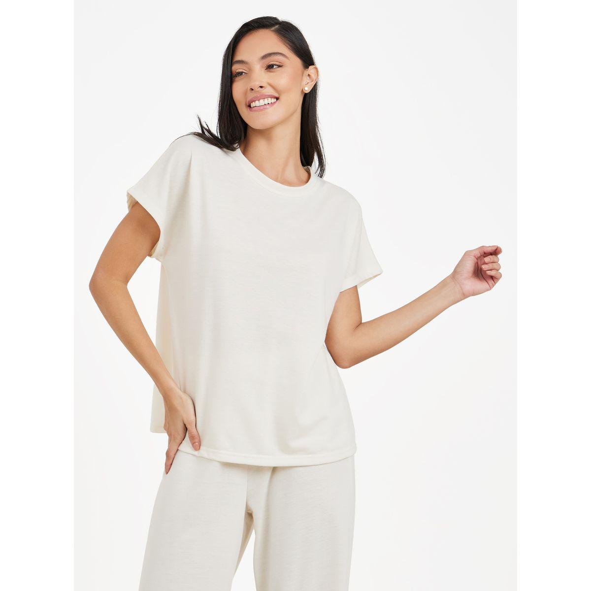 Styli Unwind Solid Loopback Top and Jogger Set-women-clothing-coordsets-image-2