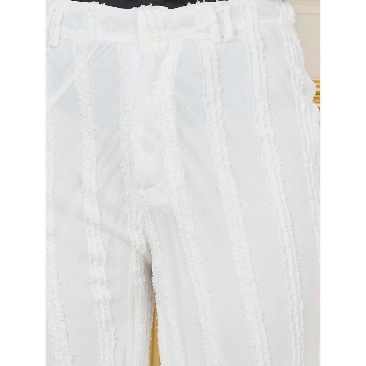 بنطال بقصة مستقيمة مع خصر مرتفع وشراشيب-women-clothing-bottoms-trousers-image-3
