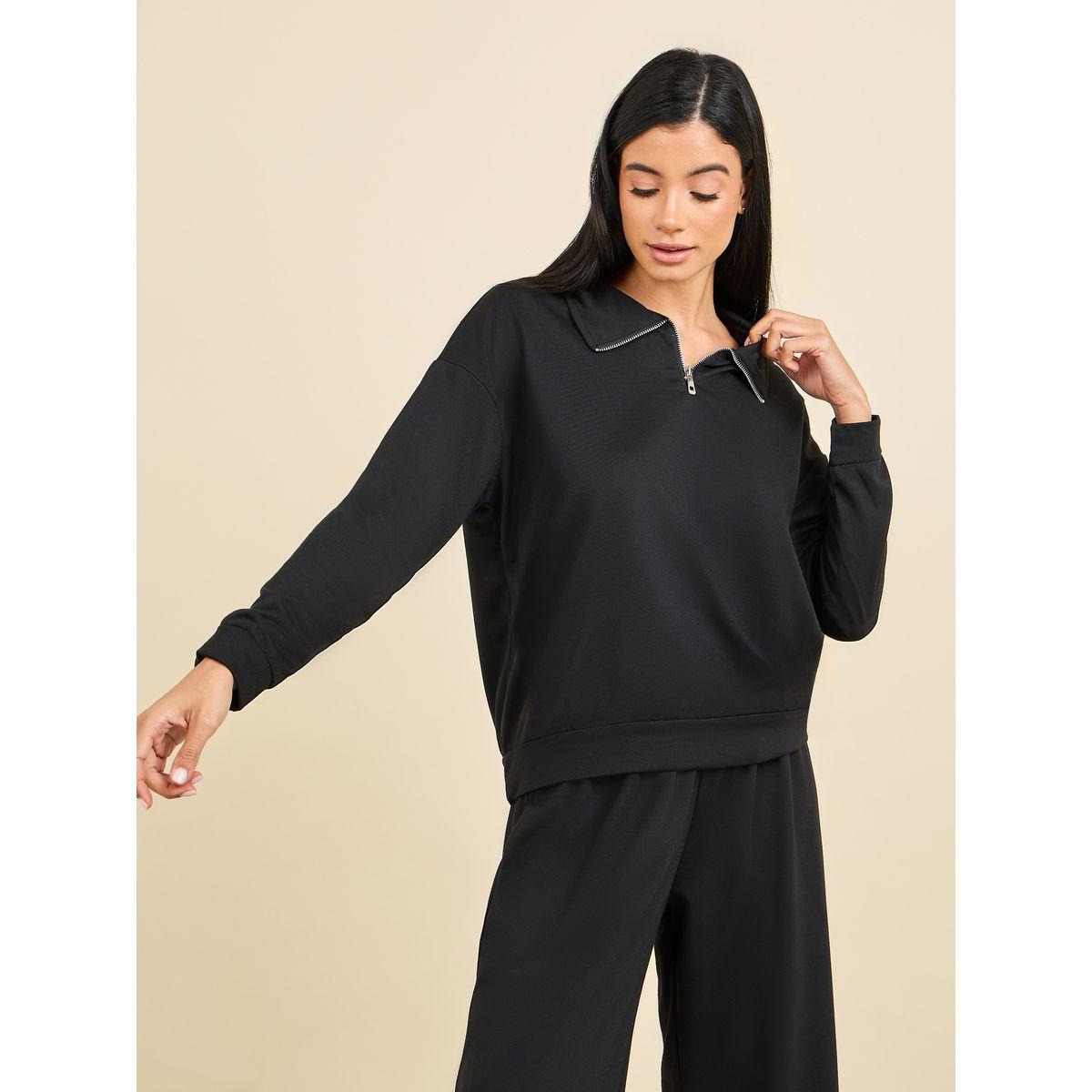 Styli Unwind Zip Up Top & Trouser Lounge Set-women-clothing-coordsets-image-2