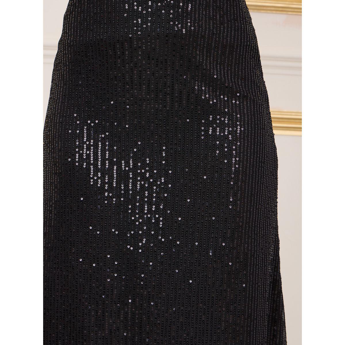 Styli Sequin Detail Straight Fit Midi Skirt-women-clothing-bottoms-skirts-image-3