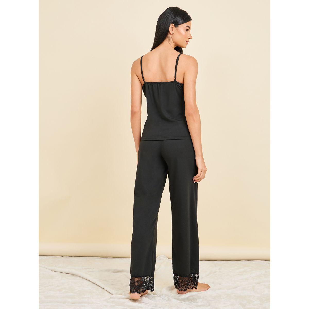 Styli Unwind Lace Scallop Trim Cami and Pyjama Set-women-clothing-nightwear-pyjamas-longsets-image-6
