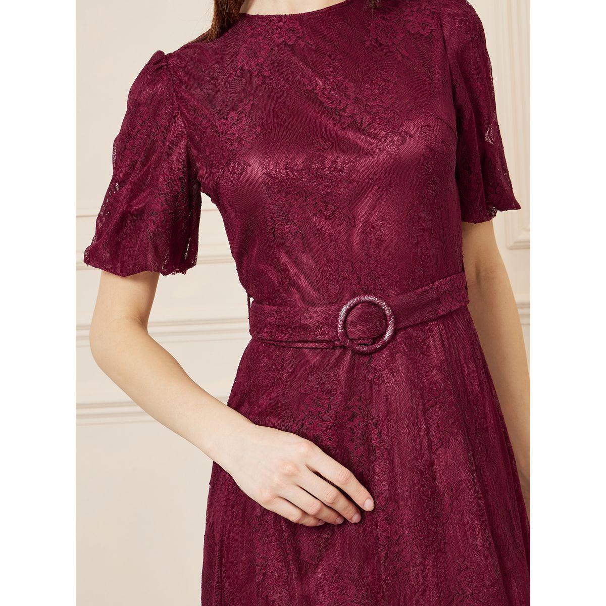 فستان ميدي بحافة غير متماثلة الطول-women-clothing-dresses-image-3
