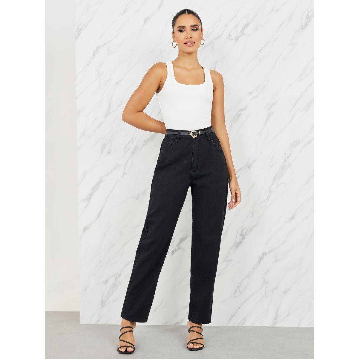 Styli High Rise Tapered Jeans-women-clothing-bottoms-jeans-image-2