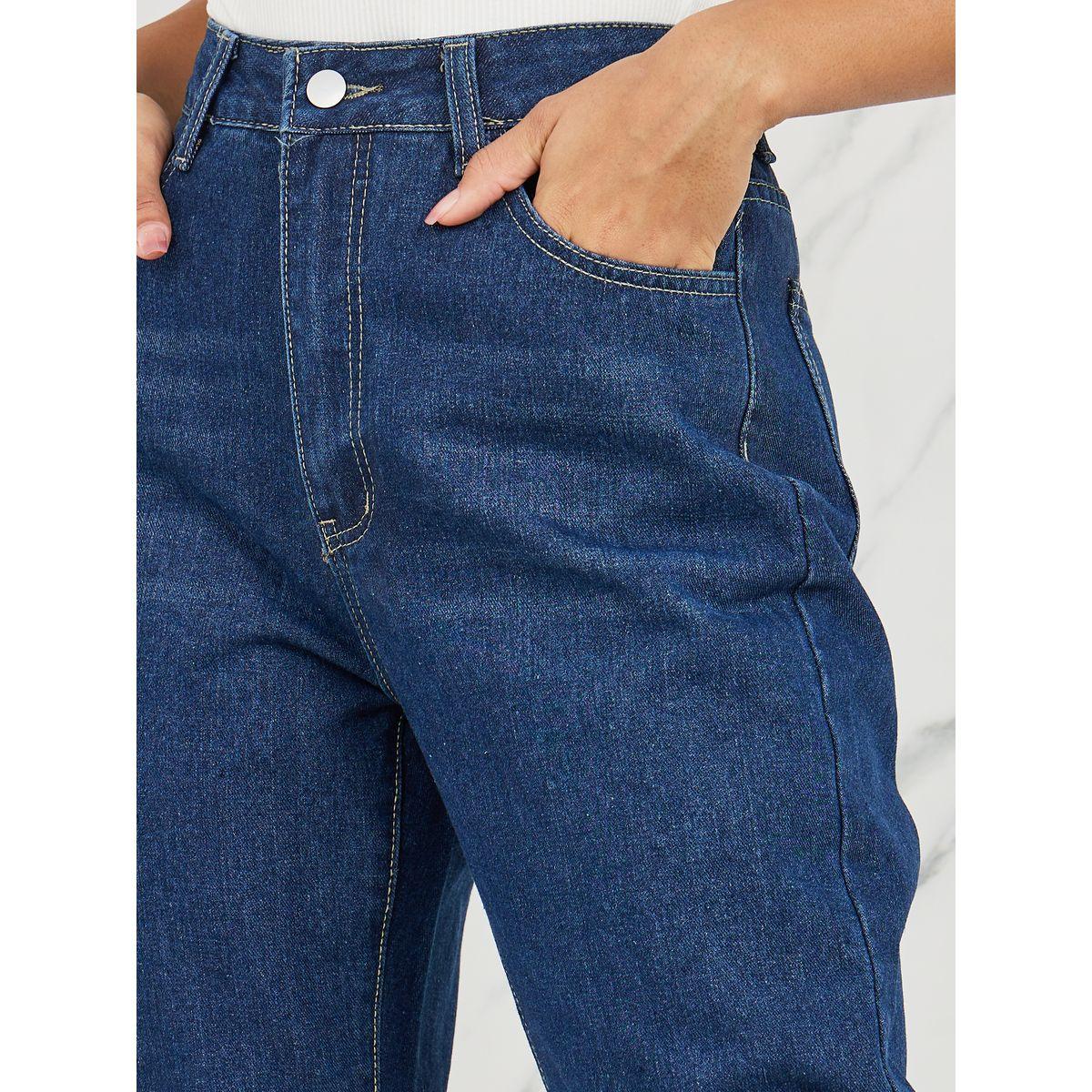 Styli High Rise Whisker Tapered Jeans-women-clothing-bottoms-jeans-image-3