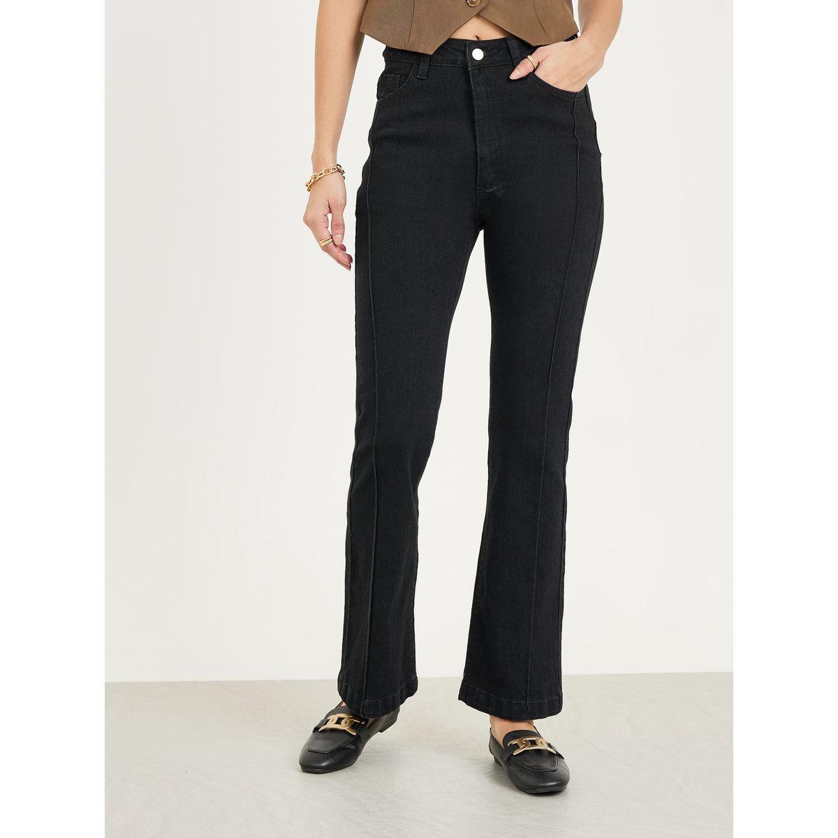 Styli Fit & Flare Pintuck Ankle Length Jeans-women-clothing-bottoms-jeans-image-2