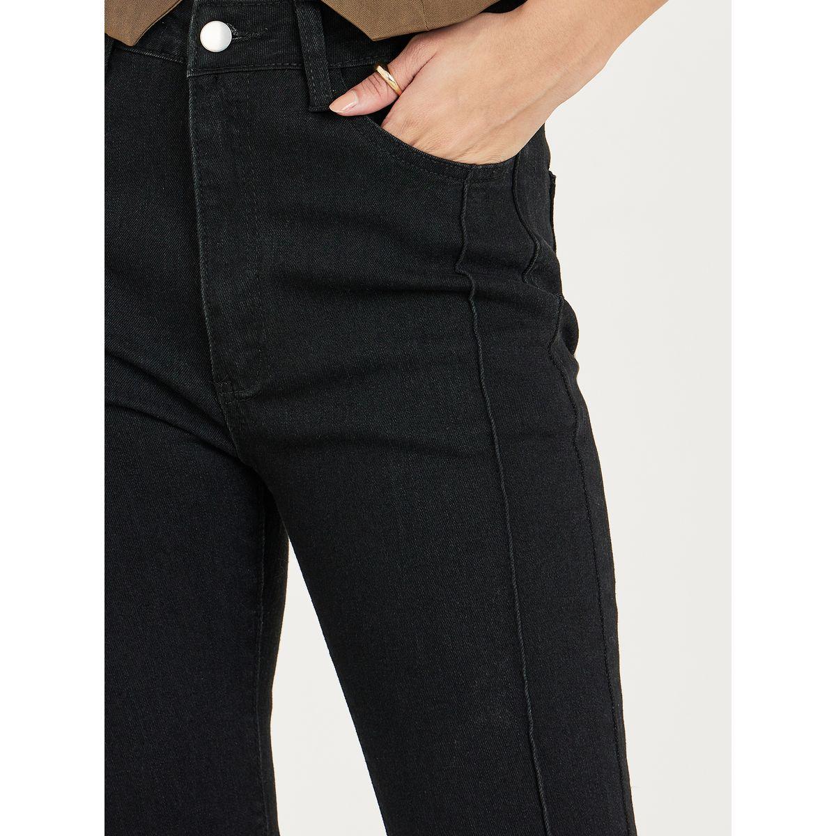 Styli Fit & Flare Pintuck Ankle Length Jeans-women-clothing-bottoms-jeans-image-3