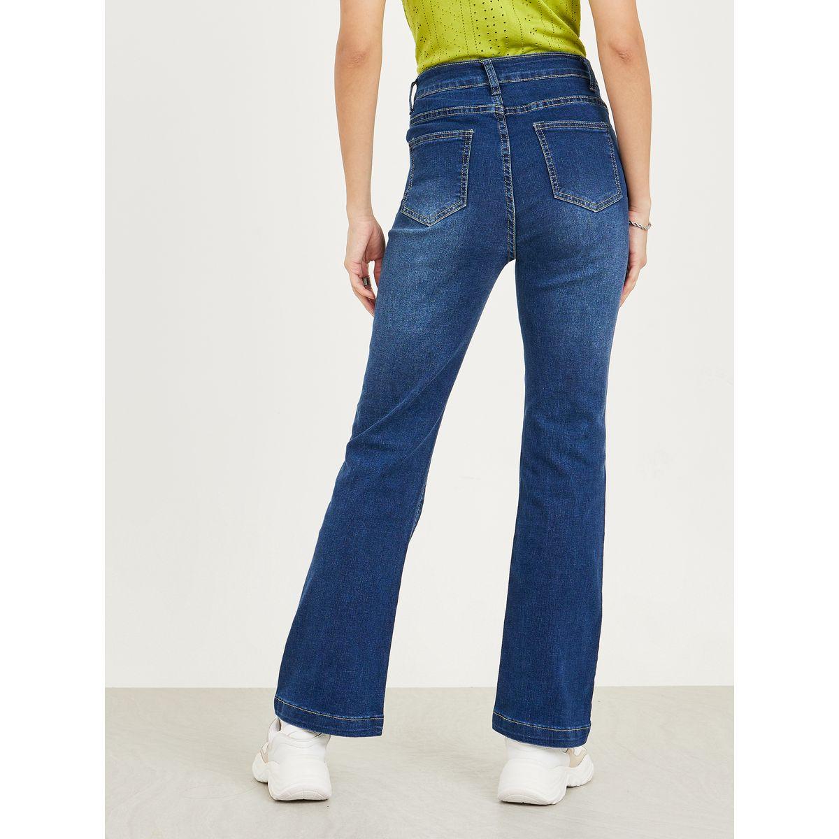 Styli Fit & Flare Pintuck Ankle Length Jeans-women-clothing-bottoms-jeans-image-4