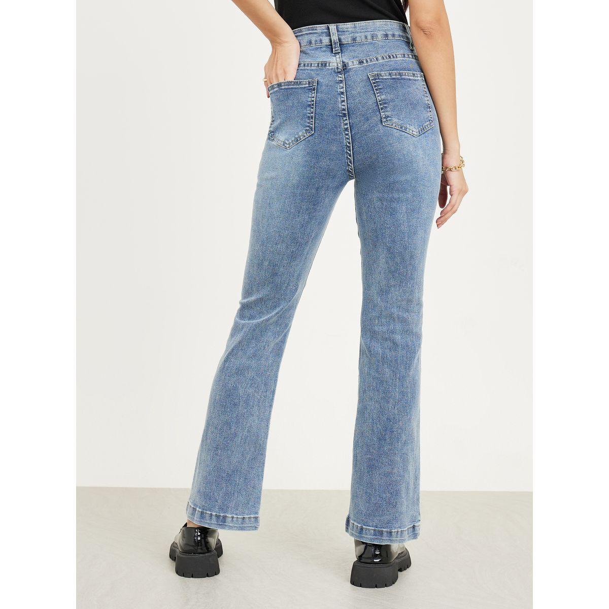 Styli Fit & Flare Pintuck Ankle Length Jeans-women-clothing-bottoms-jeans-image-4