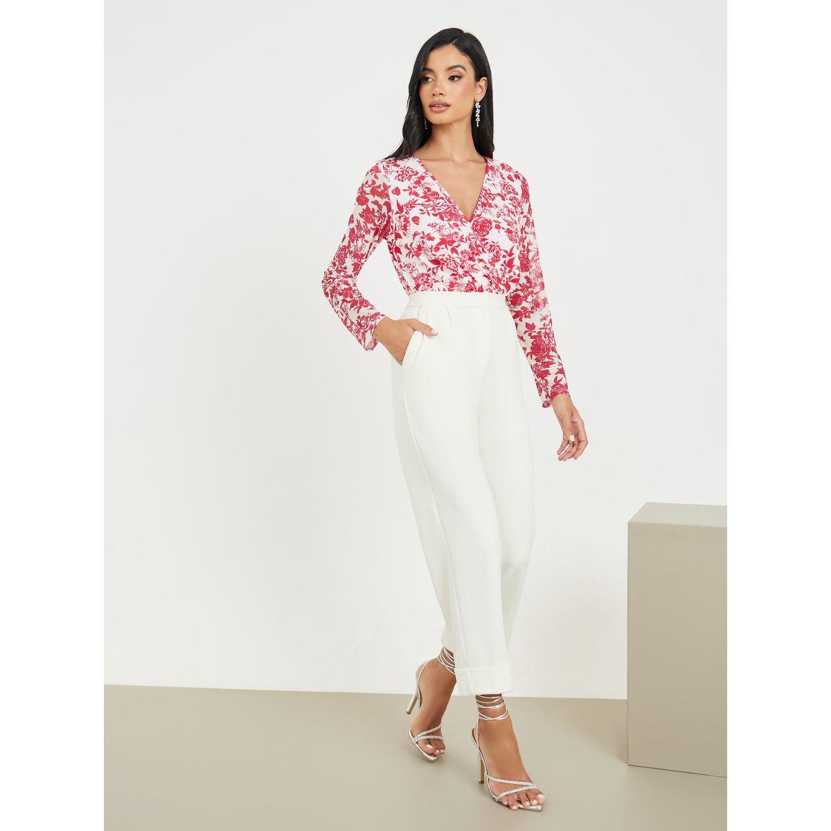 Styli Floral Print Wrap Style Bodysuit-women-clothing-shirtsandblouses-blouses-image-4
