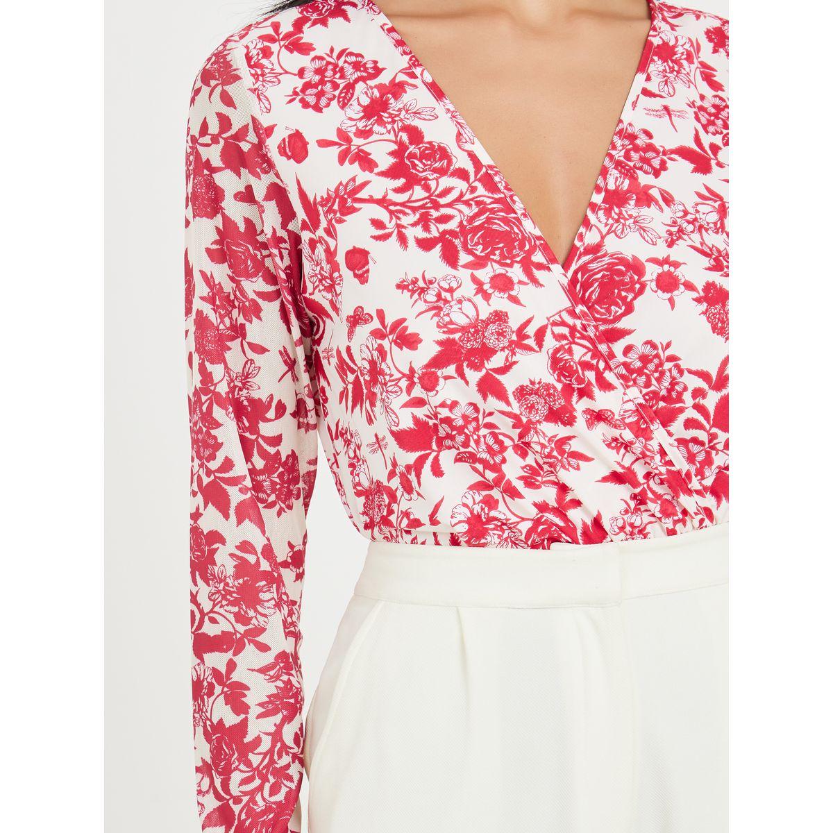 Styli Floral Print Wrap Style Bodysuit-women-clothing-shirtsandblouses-blouses-image-4