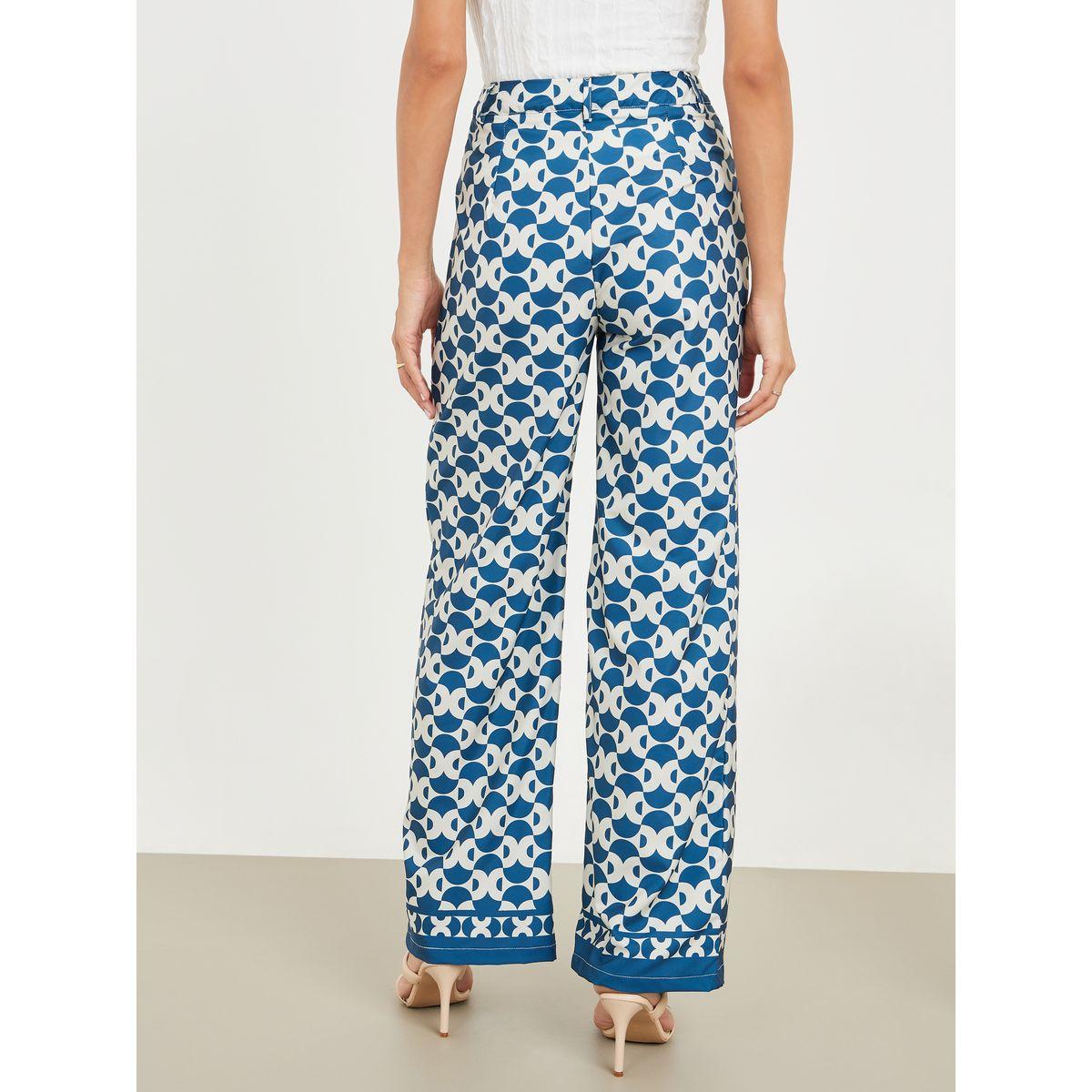 بنطال بقصة مستقيمة مع طبعة مجردة-women-clothing-bottoms-trousers-image-4