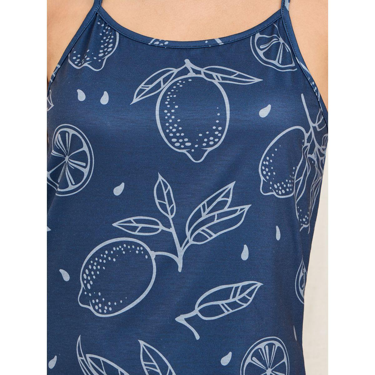 مجموعة من 2 قميص نوم بطبعات وسادة مع كشكش-women-clothing-nightwear-nighties-image-4