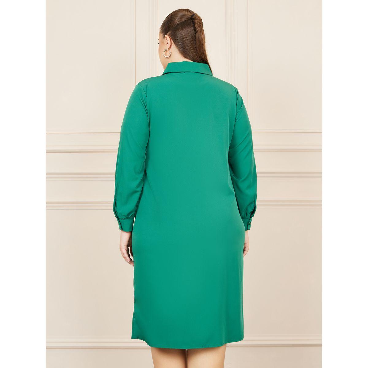 فستان ميدي بمقاس كبير وتفاصيل دانتيل-women-clothing-dresses-image-4