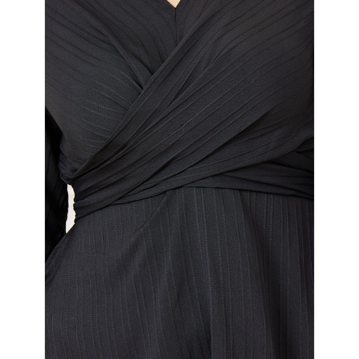 فستان ميدي بمقاس كبير وربطة خصر-women-clothing-dresses-image-4