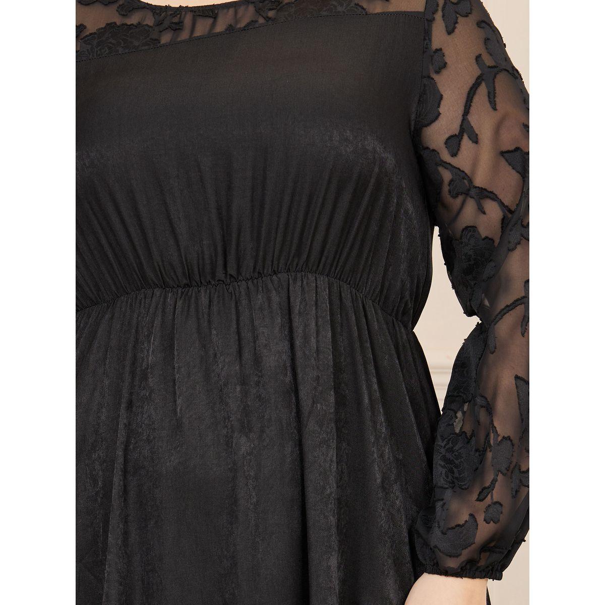 Styli Plus Textured A-line Maxi Dress-women-clothing-dresses-image-3