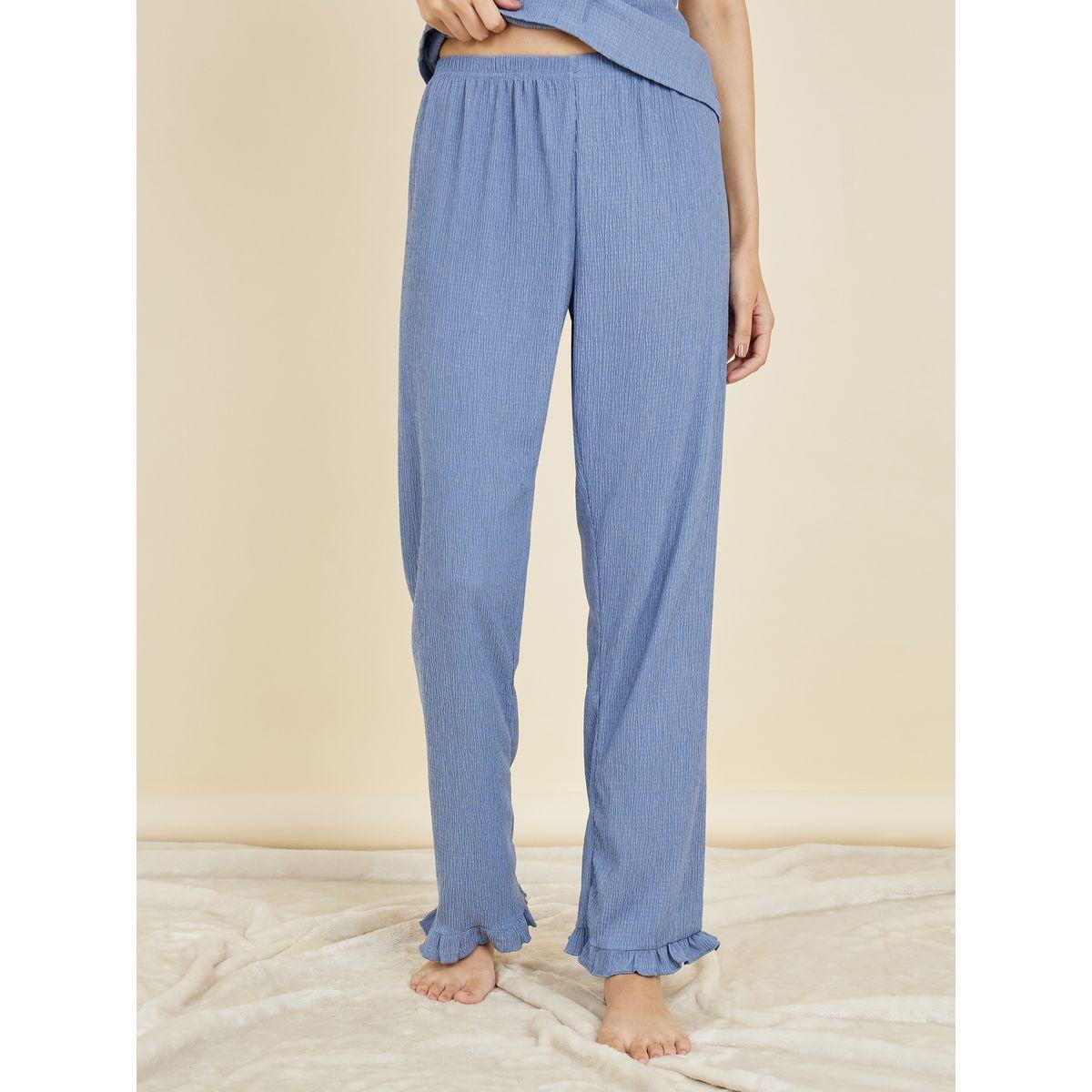 Styli Unwind Ruffle Edge Button Detail Cami and Pyjama Set-women-clothing-nightwear-pyjamas-longsets-image-5