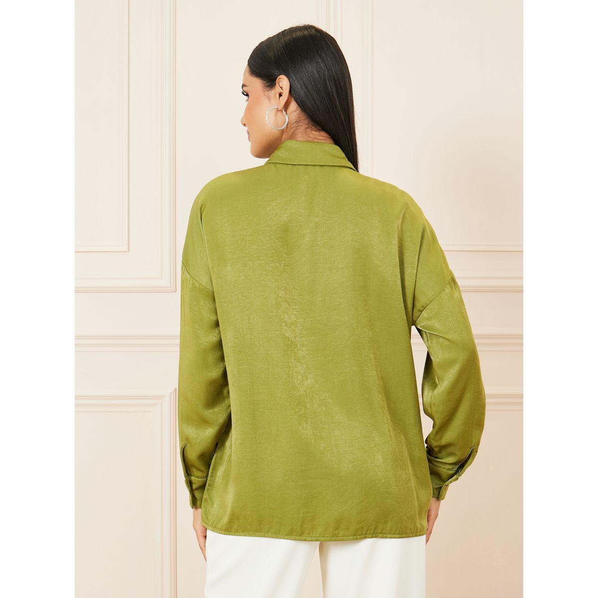 Styli Fringe Detail Drop Shoulder Regular Fit Shirt-women-clothing-shirtsandblouses-shirts-image-5