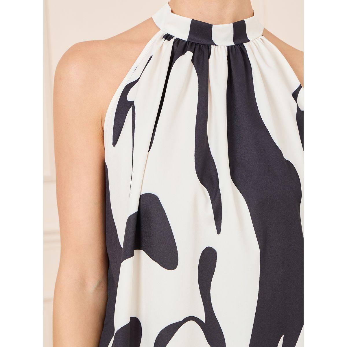 بلوزة بطبعة مجردة وياقة هولتر-women-clothing-shirtsandblouses-blouses-image-2