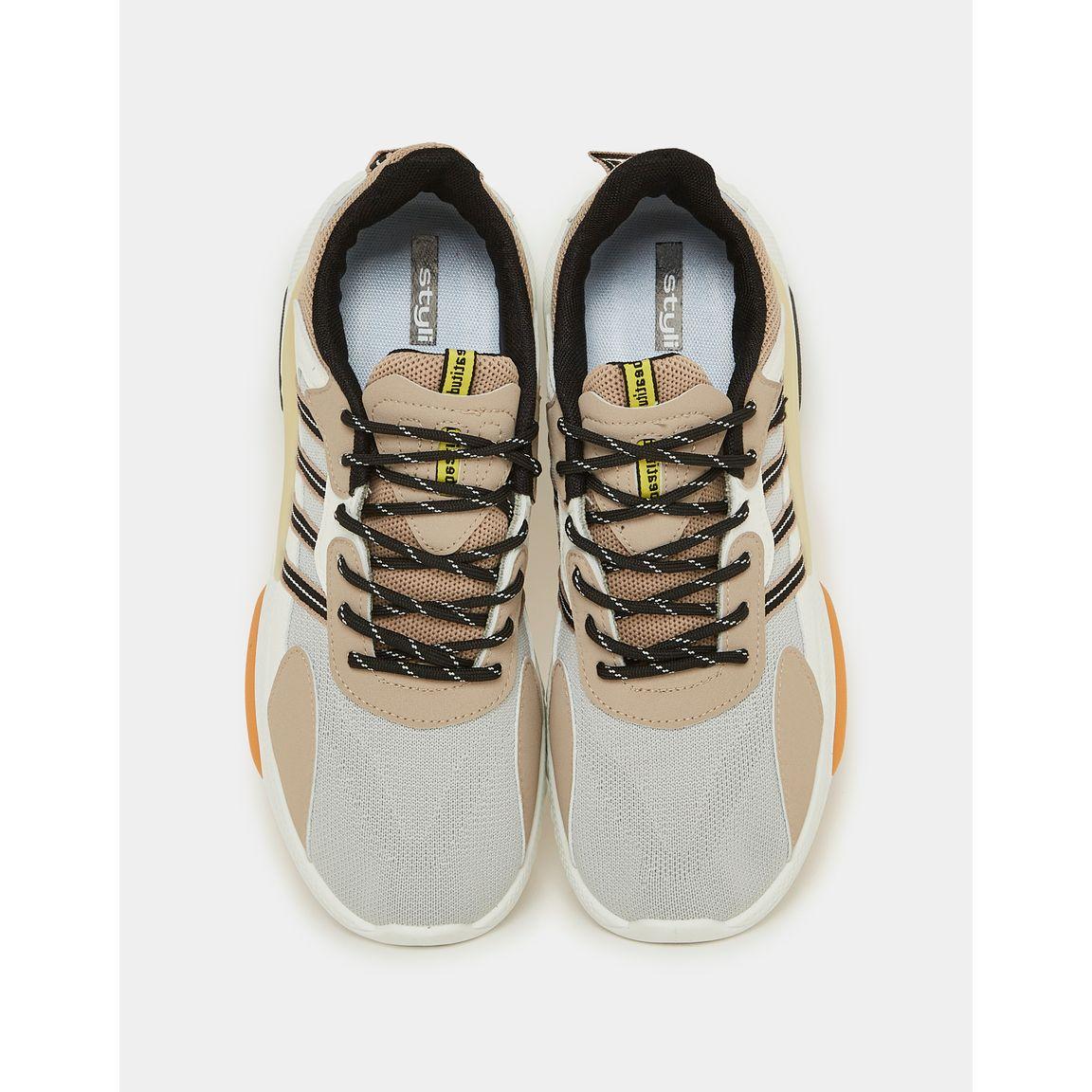 Styli Boost Knitted Upper Lace Up Sneakers-men-shoes-sneakers-image-5