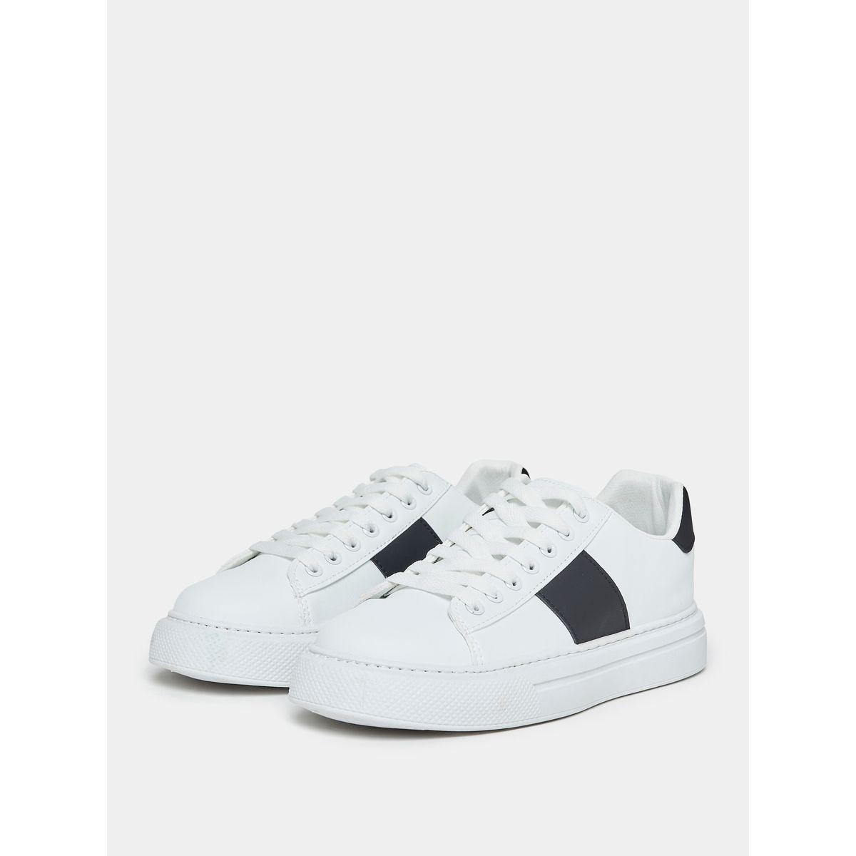 Styli Colorblock Round Toe Lace Up Sneakers-men-shoes-sneakers-image-2