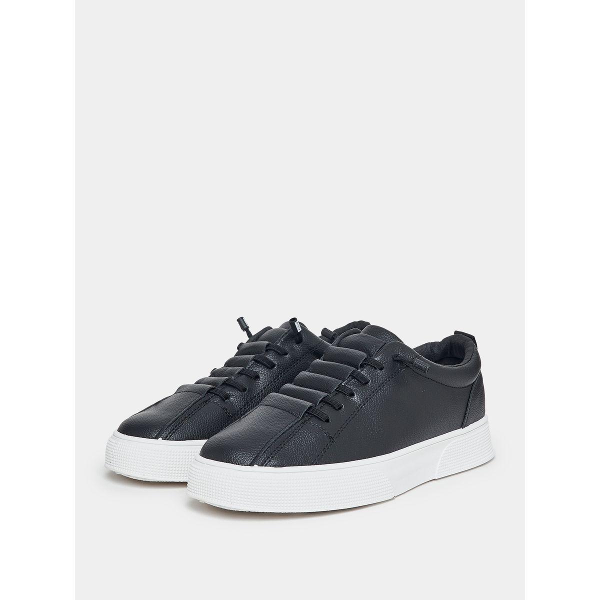 Styli Faux Leather Accent Platform Sole Sneakers-men-shoes-sneakers-image-2
