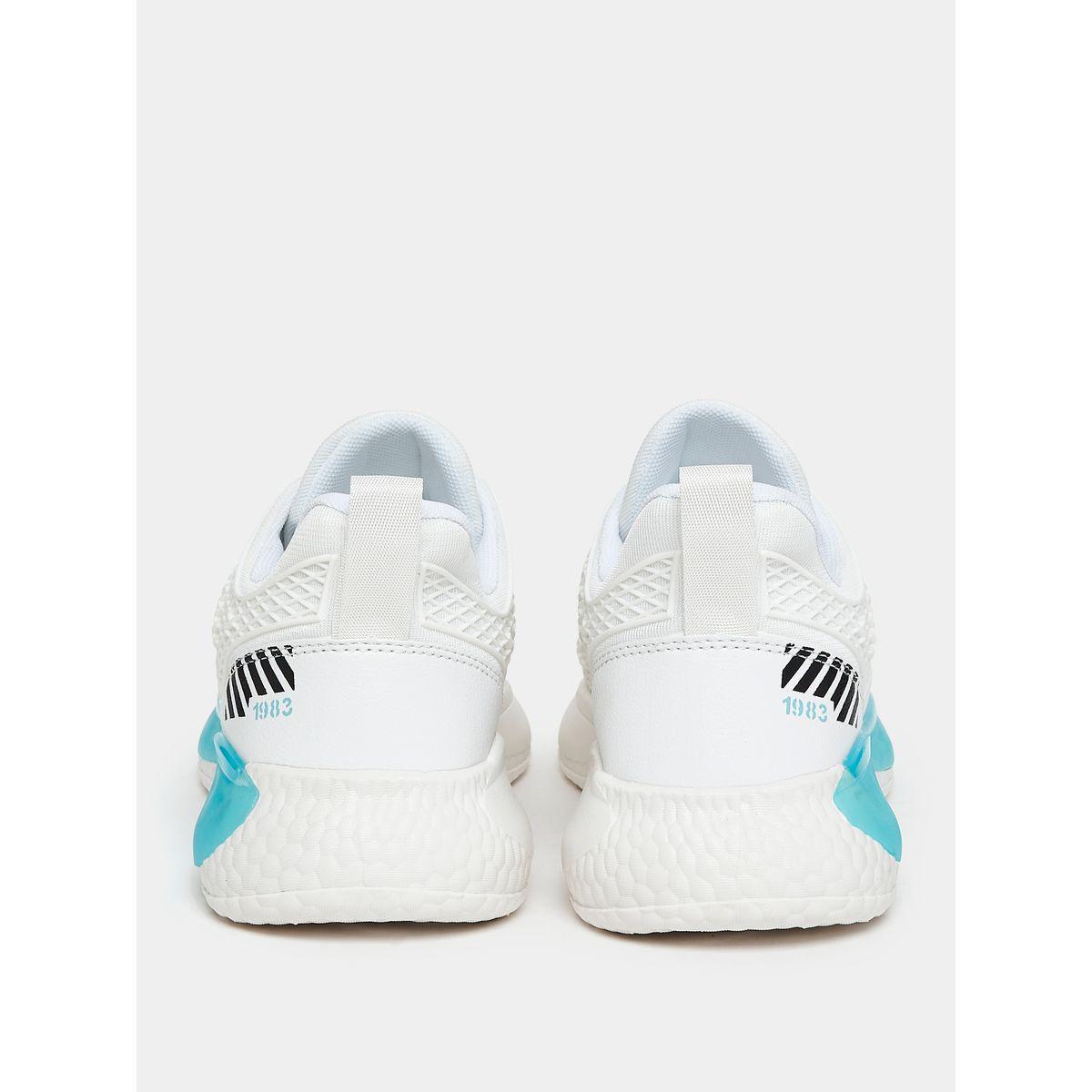 Styli Knitted Upper Popcorn Sole Lace Up Sneakers-men-shoes-sneakers-image-3