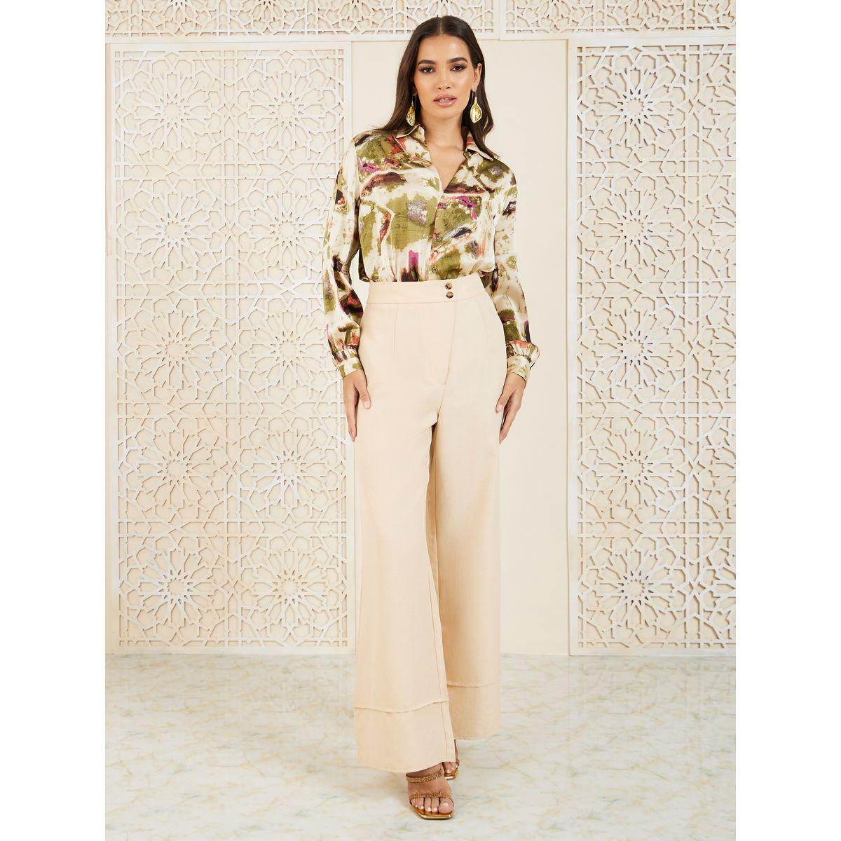 بلوزة واسعة بطبعة مجردة واكمام طويلة-women-clothing-shirtsandblouses-shirts-image-3