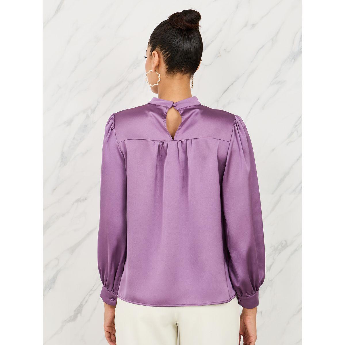 Styli Pearl Detail Keyhole Neck Blouse-women-clothing-shirtsandblouses-blouses-image-5