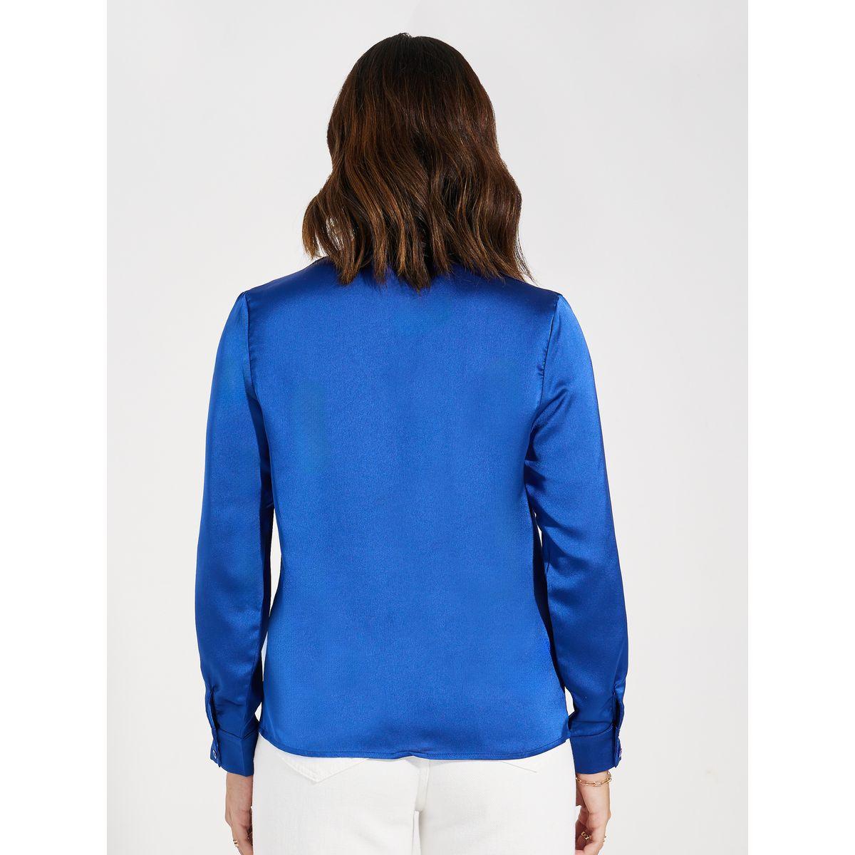 بلوزة ساتان مع ياقة بشق ومزينة بسلسلة-women-clothing-shirtsandblouses-blouses-image-4