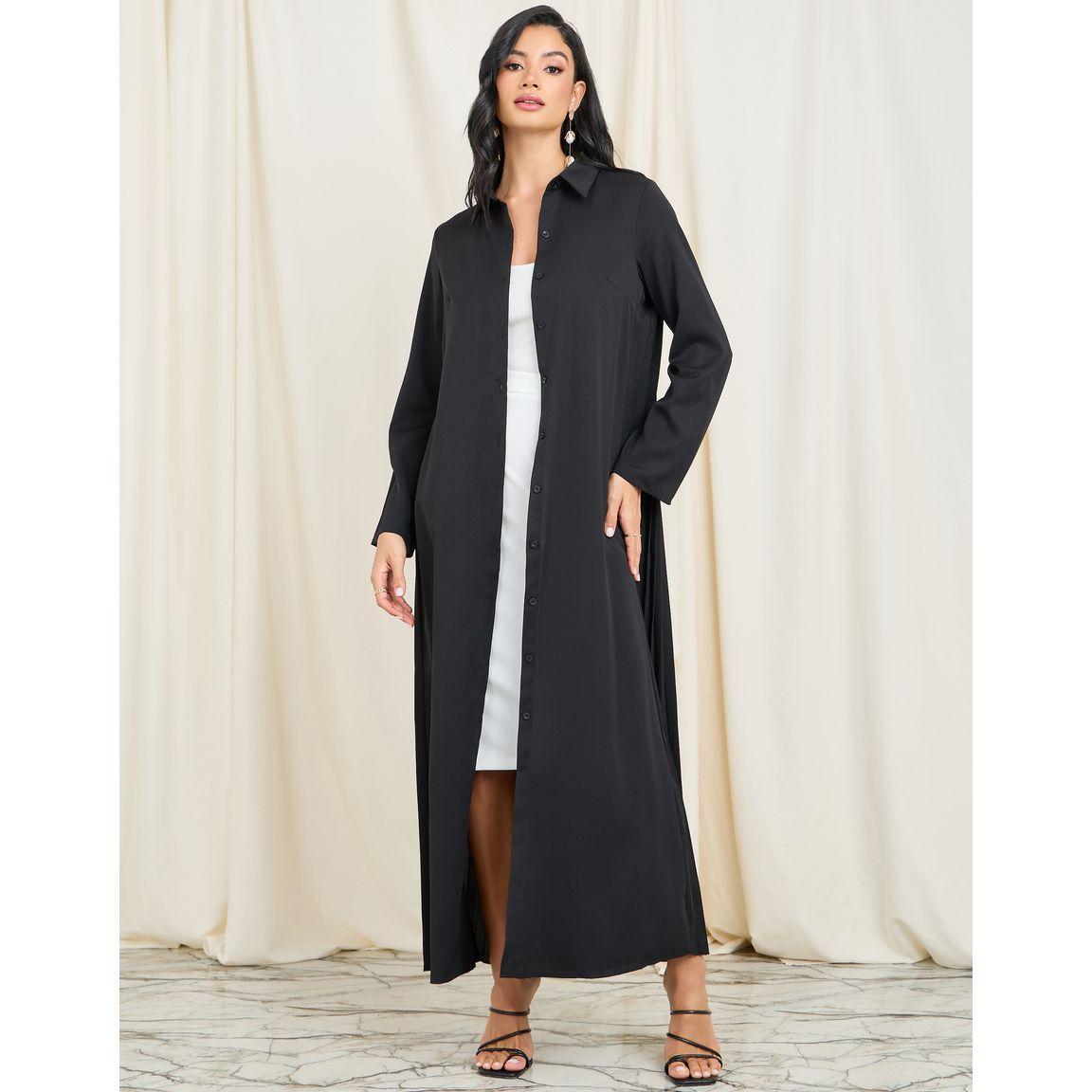 كيمونو بقصة عادية وتفاصيل أزرار-women-clothing-shirtsandblouses-shirts-image-1
